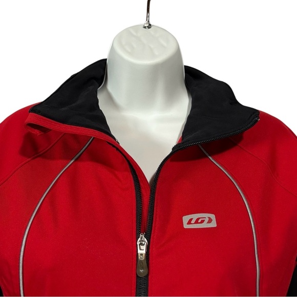 Women's Louis Garneau Cycling Jacket, Small, Black, Red, White 🚲 - Picture 3 of 12